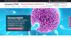Desktop Screenshot of gynaecworld.com